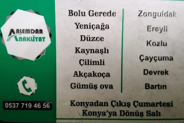 Alemdar Nakliyat - Nakliye Hizmeti - Konya Karatay