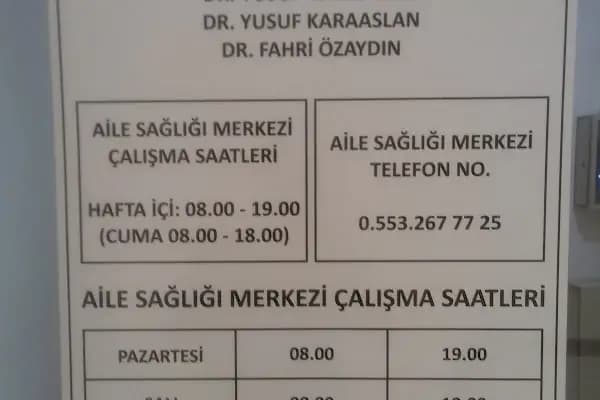Gemlik 3 Nolu Eşref Dinçer Aile Sağlığı Merkezi - Sağlık Ocağı - Bursa Gemlik