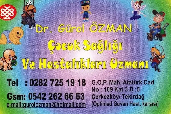 Çocuk Doktoru Gürol Özman - Çocuk Doktoru - Tekirdağ Çerkezköy