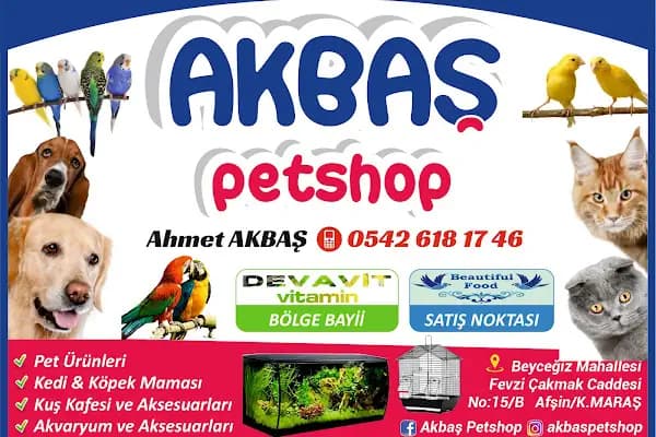 AKBAŞ PETSHOP - Evcil Hayvan Malzemeleri Mağazası - Kahramanmaraş Türkoğlu