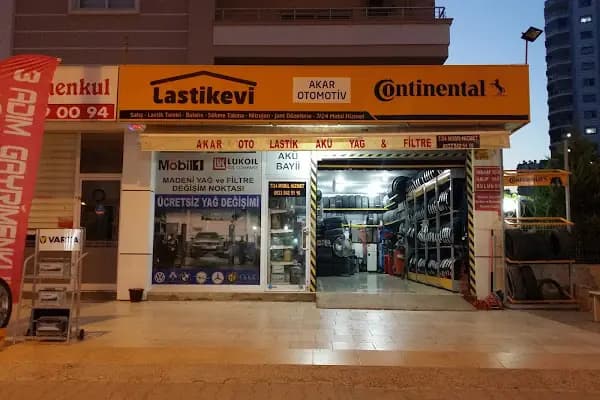 AKAR OTOMOTİV - LASTİK FİLTRE YAĞ SERVİSİ - Oto Lastik Dükkanı - Mersin Yenişehir