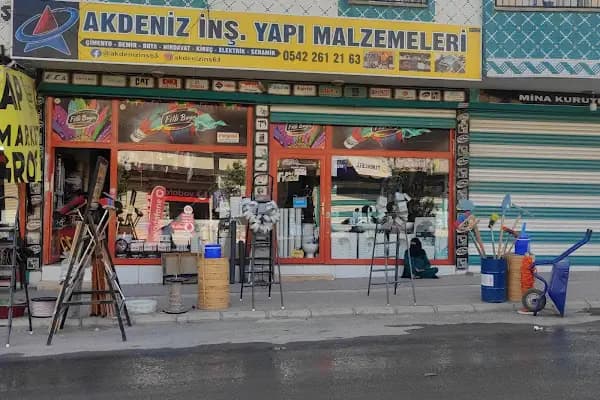 AKDENİZ İNŞAAT BOYA HIRDAVAT YAPI MALZEMELERİ MARSHALL ANA BAYİ - Nalbur - Şanlıurfa Eyyübiye