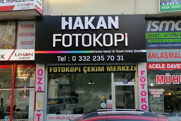 Hakan Fotokopi - Fotokopi ve Ozalit - Konya Cihanbeyli