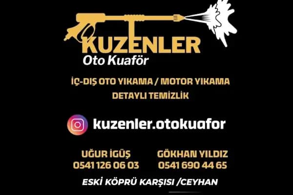 KUZENLER OTO KUAFÖR YIKAMA BOYA KORUMA CAM FİLMİ - Detaylı Araç Temizlik Hizmeti - Adana Çukurova