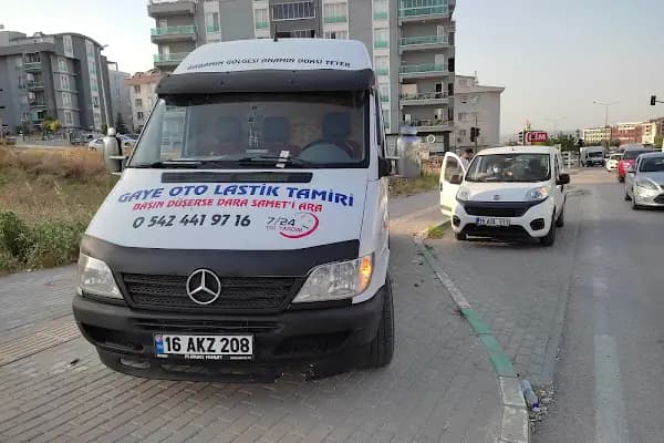 Gaye Oto Lastik Tamircisi, Konuma En Yakın Nöbetçi Mobil Lastikçi - Lastik Tamircisi - Bursa İnegöl