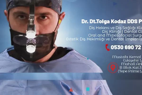Dr. Dt. Tolga Kodaz, Diş Hekimi - Diş Kliniği - Ankara Çankaya