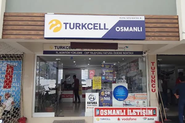 Elmalı Osmanlı iletişim Cep Telefonu ve Aksesuarları Satış Mağazası Fatura Ödeme Merkezi - Cep telefonu mağazası - Antalya Elmalı