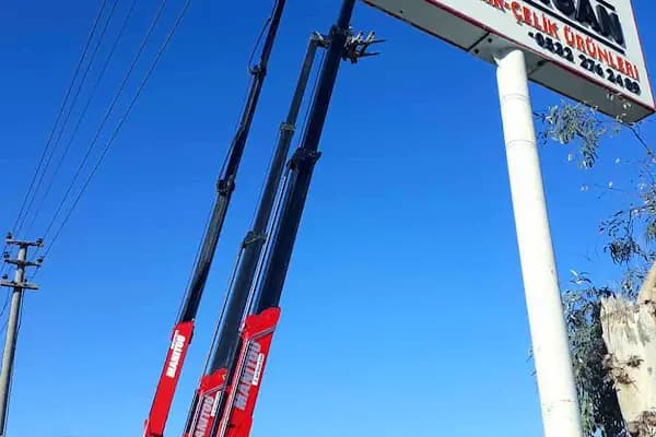 Ar-Mak-San Vinç Forklift Manitou Kiralama Hizmeti - Vinç Kiralama Acentesi - İzmir Karabağlar