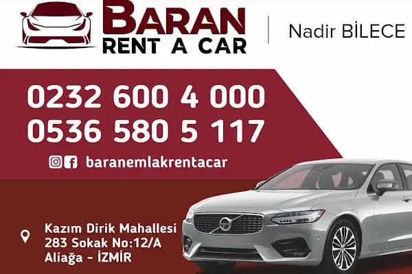 BARAN RENTACAR - Araba Kiralama Şirketi - İzmir Aliağa