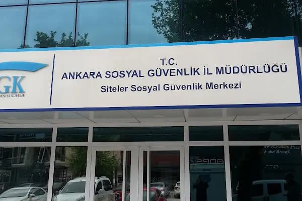 SGK-T.C. Ankara Sosyal Guvenlik İl Müdürlüğü Siteler Sosyal Guvenlik Merkezi - Banka - Ankara Altındağ