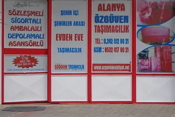 ALANYA ÖZGÜVEN NAKLİYAT - Nakliyat Şirketi - Antalya Alanya
