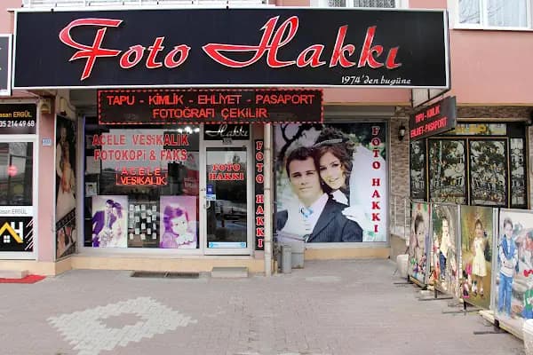 FOTO HAKKI Fotoğraf Stüdyosu (AYDOĞDU ŞUBESİ) - Fotoğrafçı - Konya Meram