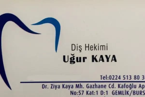 Diş Hekimi Uğur Kaya - Diş Hekimi - Bursa Gemlik
