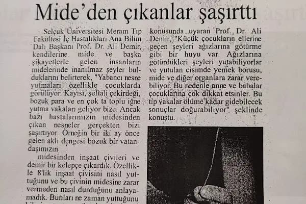 Prof. Dr. Ali Demir - Gastroenterolog - Konya Selçuklu