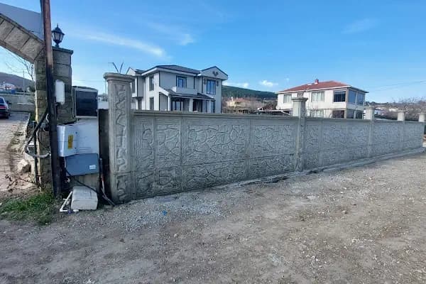 Çatalca bahçe duvarı - Beton Hizmetleri - İstanbul Arnavutköy