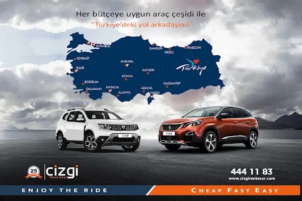 Cizgi rent a car Diyarbakır - Araba Kiralama Şirketi - Diyarbakır Yenişehir