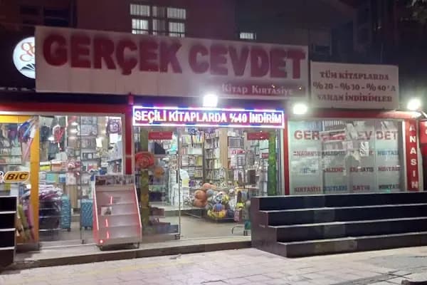 GERCEK CEVDET KİTAP KIRTASİYE - Kitapçı - Adana Pozantı