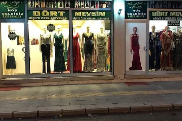 Dört Mevsim Abiye ve Yöresel / BİSMİL - Kadın giyim mağazası - Diyarbakır Bismil