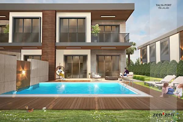 TALYA PORT VİLLALARI - Güvenlikli Site - Antalya Döşemealtı