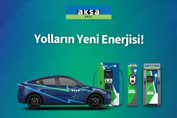 Aksa Şarj Şarj İstasyonu - Elektrikli Araç Şarj İstasyonu - İstanbul Kadıköy