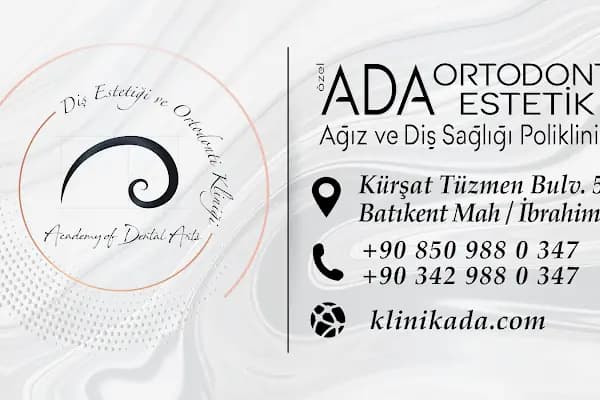 Academy of Dental Arts Diş Estetiği ve Ortodonti Kliniği - ADA Ortodonti Estetik - Diş Kliniği - Gaziantep Şehitkamil