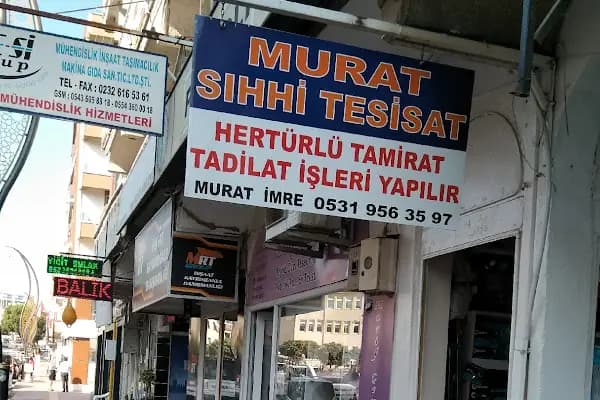 Murat sıhhi tesisat - Tesisatçı - İzmir Aliağa