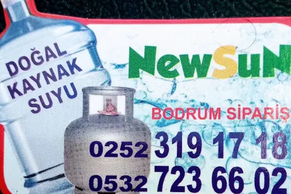 NEWSUN BODRUM Damacana ve Ambalajlı Su Satış Merkezi. - Şişe Suyu Tedarikçisi - Muğla Bodrum