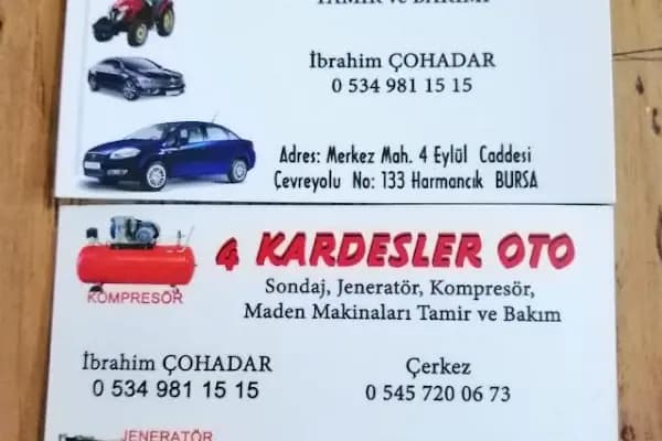 Dört Kardeşler Oto Tamir ve Bakım - Araç Bakım ve Onarımı - Bursa Nilüfer