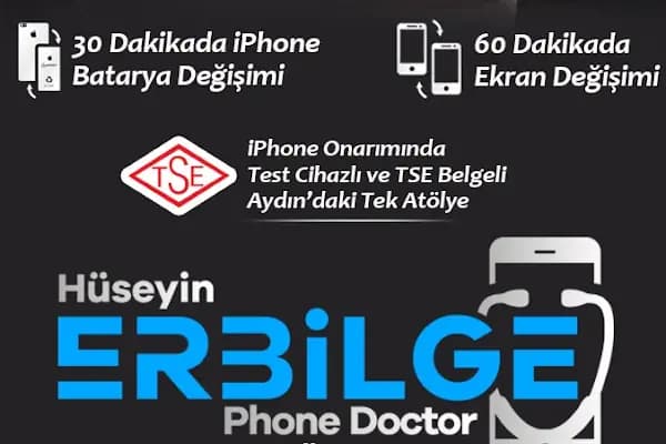 Hüseyin Erbilge Bilişim IPhone Özel Servis Sağlayıcı - Tamir Servisi - Aydın Çine
