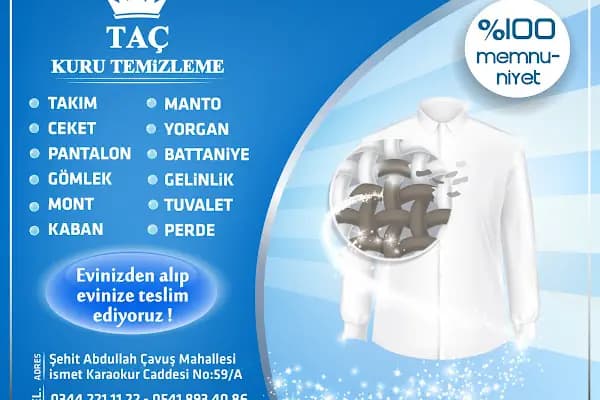 Taç Kuru Temizleme - Kuru Temizlemeci - Kahramanmaraş Onikişubat