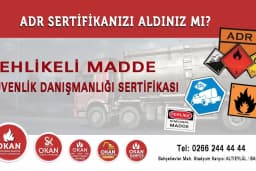 BALIKESİR OKAN TMGD (Tehlikeli Madde Güvenlik Danısmanlıgı Kursu)