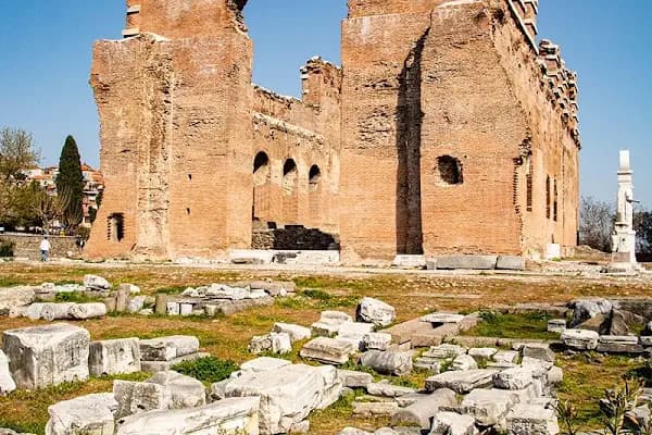Kızılavlu (Bazilika) Örenyeri - Arkeoloji Müzesi - İzmir Bergama