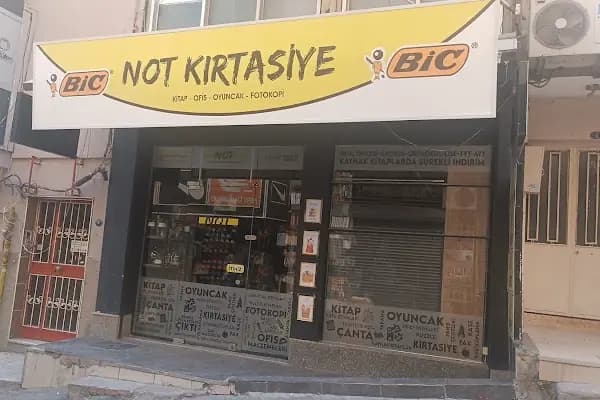Not Kitap Kırtasiye - Kırtasiye Mağazası - İzmir Bayraklı