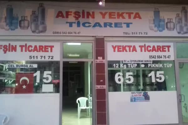Afşin Yekta Ticaret - Gaz Tüpü Tedarikçisi - Kahramanmaraş Afşin