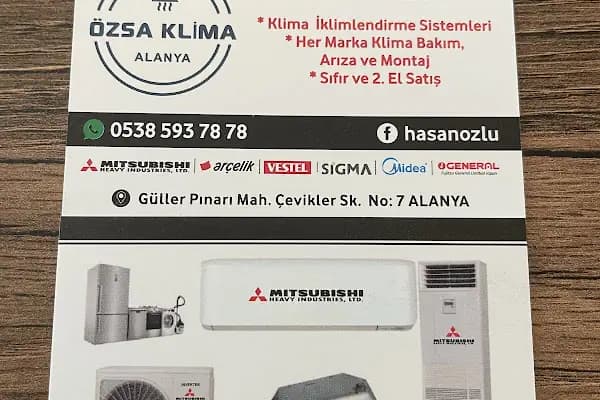 Klima Arıza Bakım Özsa Klima Alanya - Klima Tamir Servisi - Antalya Alanya
