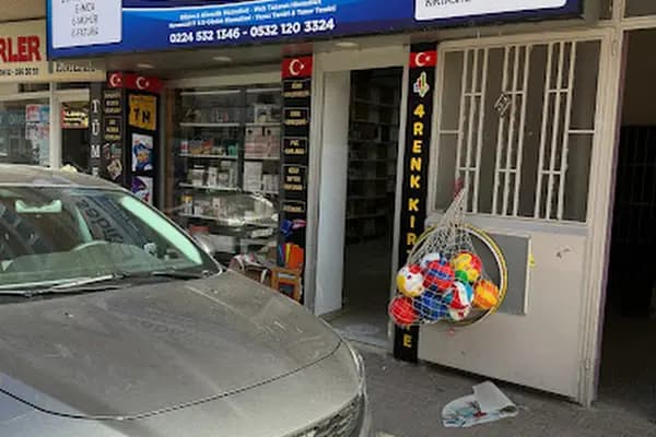 inegöl 4 Renk Kırtasiye Ofis Malzemeleri Kuşe Etiket Termal Etiket-Ribon etiket yazıcı - Kırtasiye - Bursa Orhaneli