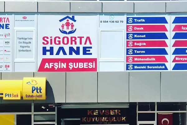 Sigortahane Afşin - Sigorta Acentesi - Kahramanmaraş Afşin