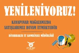 ET VE SÜT KURUMU DİYARBAKIR ET KOMBİNASI MÜDÜRLÜĞÜ