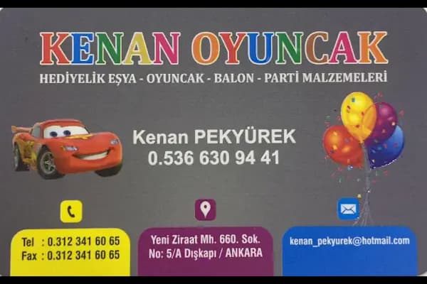 kenan oyuncak - Oyuncak mağazası - Ankara Elmadağ