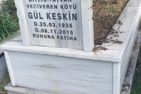 Gül Keskin Mezarı - Mezarlık - İstanbul Arnavutköy