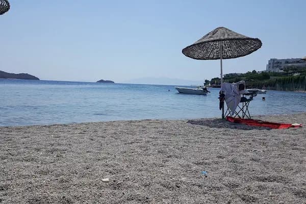 Akçabük plajı - Halk Plajı - Muğla Bodrum