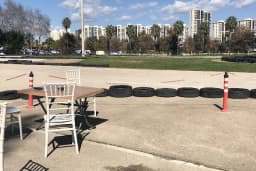 Paddock karting pist