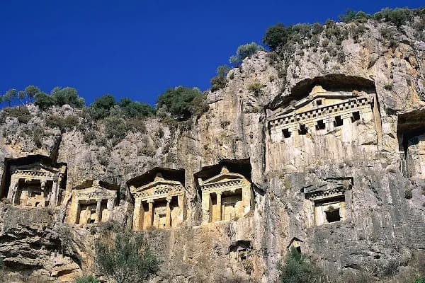 Kaunos Kral Mezarları - Tarihi Yer - Muğla Bodrum