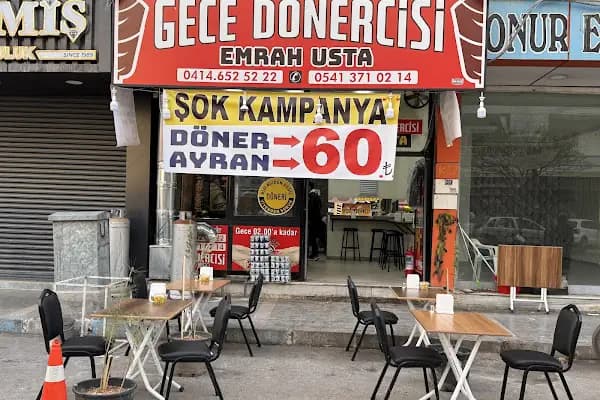 Gece Dönercisi Emrah Usta - Dönerci - Şanlıurfa Karaköprü