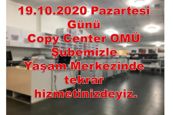 Copy Center Samsun Fotokopi - Ozalit Hizmetleri - Samsun Alaçam