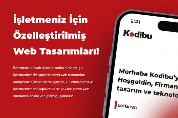 Kodibu Software - Gaziantep Web Tasarım - Reklam Ajansı - Web Sitesi Tasarımcısı - Gaziantep Şehitkamil