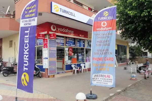 Vodafone and Turkcell - Cep telefonu mağazası - Antalya Alanya