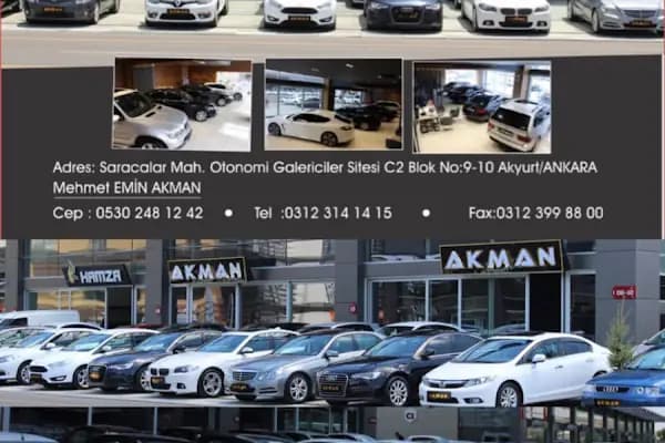Akman Auto Otonomi - Oto Galeri - Ankara Akyurt