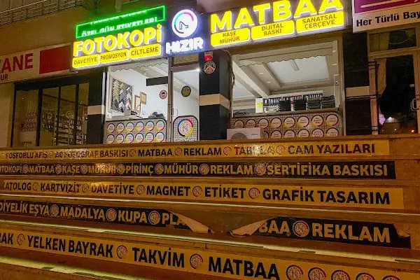HIZIR MATBAA FOTOKOPİ KIRTASİYE - Matbaa - Konya Selçuklu