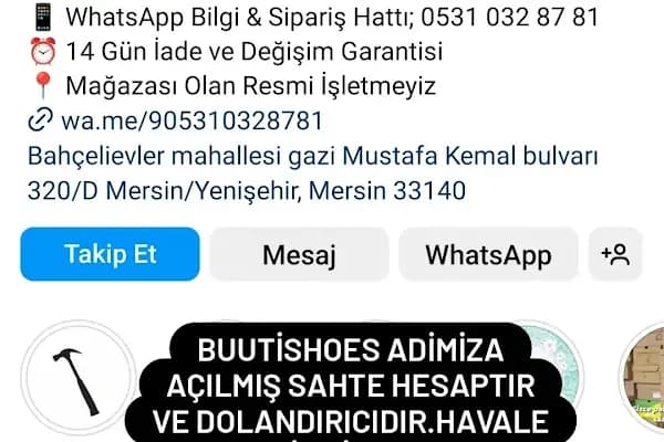 Buuti Ayakkabi - Ayakkabı mağazası - Mersin Yenişehir